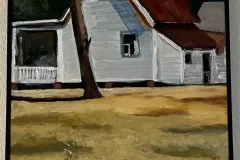 Grandpa's Cabin - 18x14 - Acrylic on Canvas Board