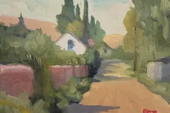 Country Home - 6x8 - Oil on Board