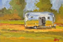 Airstream Series V - 5x7 - Oil on Board