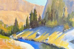 Afternoon on the North Fork - 12x8 - Oil on Board