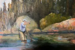 SOLD - Fly Fishing at the North Fork