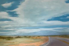 On the Way to Featherville - 22x48 - Oil on Board
